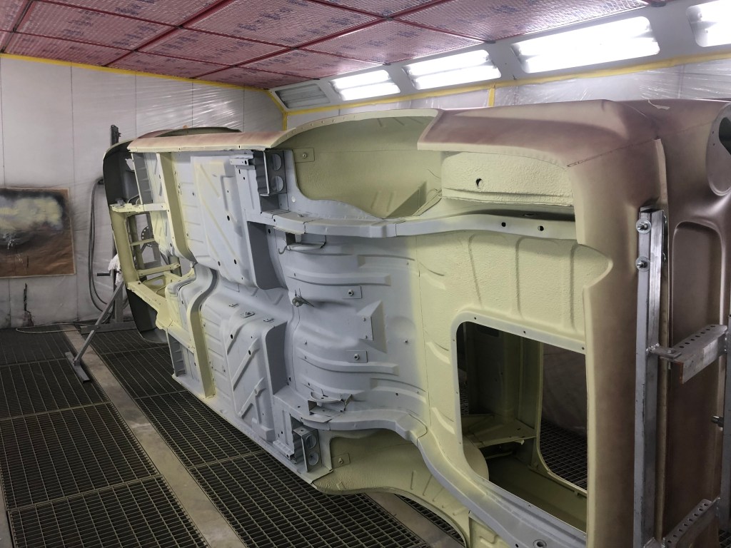 Nearly ready for paint